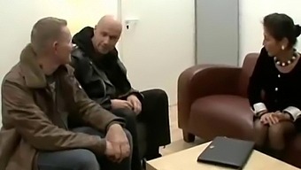 A Mature German Businesswoman Enjoys Double The Pleasure