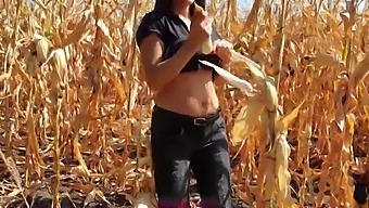 My Step-Brother Ejaculates In My Underwear As I Tend To The Crops