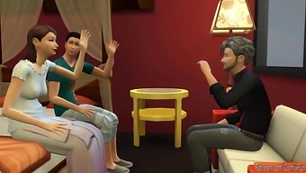 Young And Mature: A Taboo Family Threesome