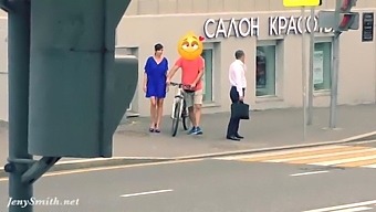Jeny'S Exhibitionist Adventure Caught On Hidden Camera In Public Setting