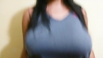 A Stunning Coed With Big Natural Tits And A Juicy Ass Bounces Around In This High-Definition Video