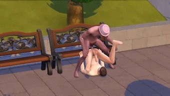 Gay Men Have Sex In A Park Using The Sims 4