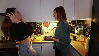 Teen Stepsisters Have A Surprise For Their Boyfriends With A Wild Orgy