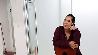 Latina Stepmom Interrupts Lover'S Phone Call To Confront Her About Self-Pleasure