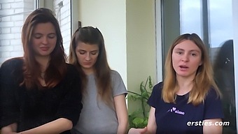 Three Some With Two Hot Girls Leads To Steamy Lesbian Action
