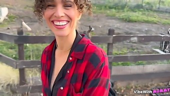 A Young Married Woman From A Ranch Cries As She Loses Her Virginity To Her Neighbor