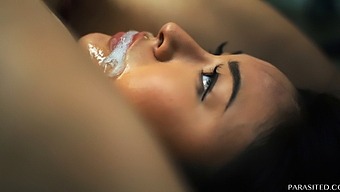 Big-Titted Pornstars In A Steamy Threesome With A Parasite