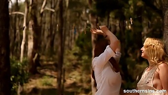 Aussie Lesbians Surrender To Nature