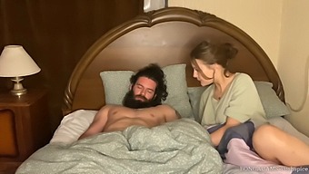 British Milf Gives A Sloppy Blowjob To Her Stepson