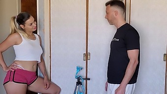 Amateur Couple Explores Desires With Curvy Neighbor In Homemade Video