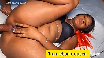 Rough Anal Sex Leaves Ebony Milf'S Ass Gaping And In Pain