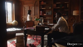 Valentina'S Naughty Office Sex With Her Black Boss