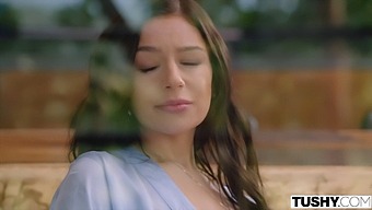 The Stunning April Lives Out Her Fantasy Of Being Taken By Two Men In This Hardcore Threesome