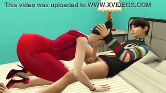 Step-Mom Gives Her Step-Son A Surprise Oral Sex On Christmas