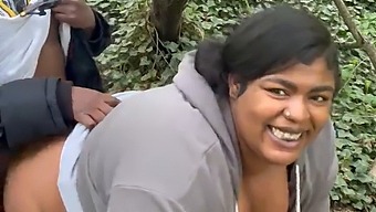 Public Sex On A Train With A Horny Curvy Babe