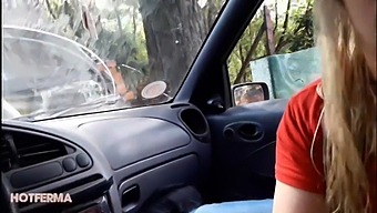 Hot Car Ride Turns Into Steamy Oral Encounter