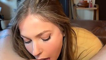 Real Teen'S Shocked Reaction To Facial In Hd