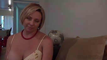 Beautiful Blonde Brianna Beach Shares Her Fantasy With Her Step Son.